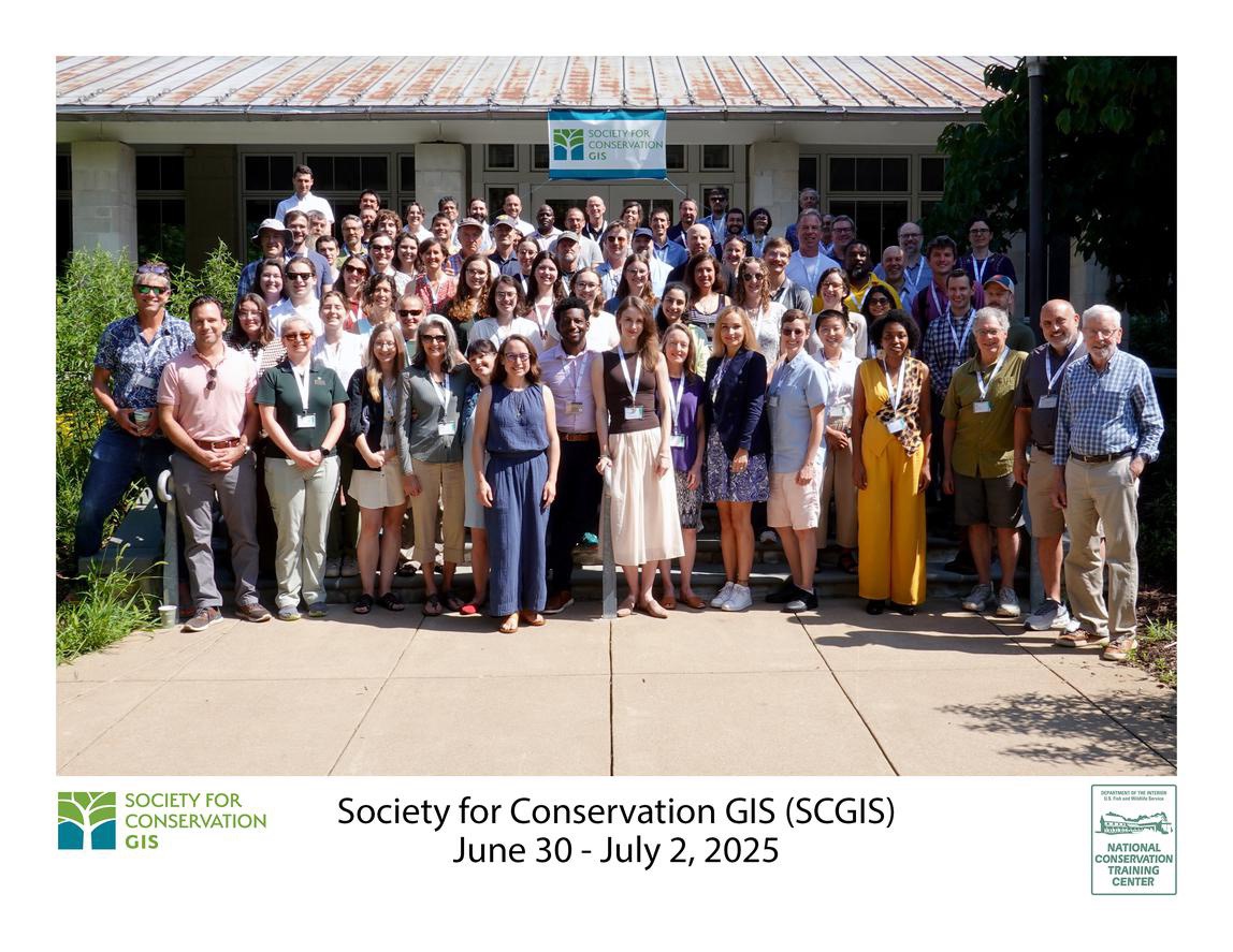 2025 SCGIS Conference Attendees Picture on the front steps of NCTC