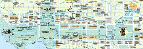 street map of Washington, D.C.